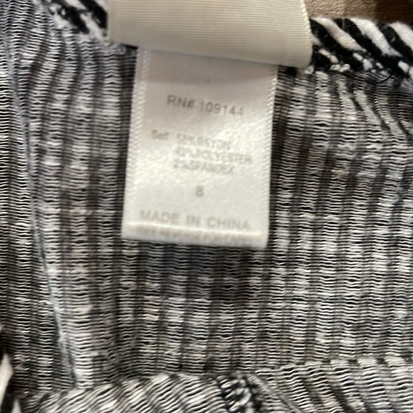 Black & White Striped Romper - Picture 4 of 5